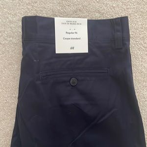 H&M mens navy blue shorts